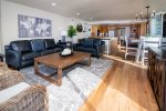 Various seating options make this space perfect for socializing with family and friends